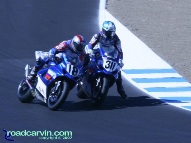 2007 Red Bull U.S. Grand Prix - AMA Superbike - Fight for Position (I) 2007 Red Bull U.S. Grand Prix - AMA Superbike - Fight for Position (I)